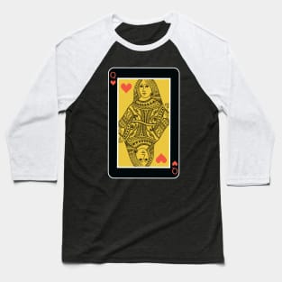 Queen of Hearts Baseball T-Shirt